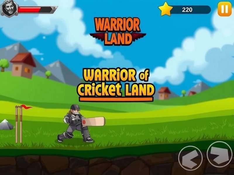 Warrior Of Cricket Land Game Banner